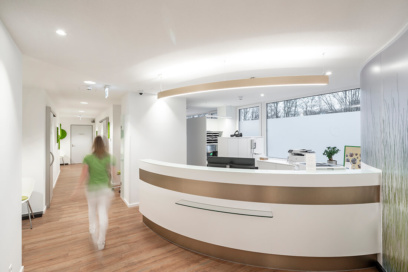 Augenarzt Kriftel - Kehrein - Praxis Empfangsbereich